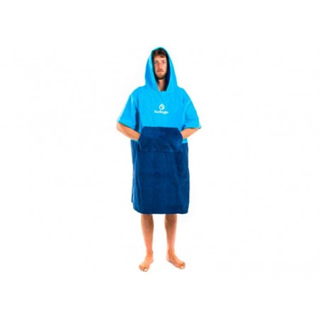 Surflogic Poncho Cyan/ Navy