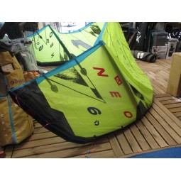 Aile nue Kitesurf occasion Duotone Neo SLS 6 m² 2025 lime/dark-grey