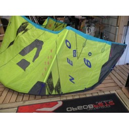 Aile nue Kitesurf occasion Duotone Neo SLS 6 m² 2025 lime/dark-grey