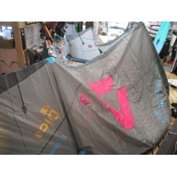 Aile nue Kitesurf TEST Duotone Dice SLS 8 m² 2026 C03:dark-grey/pink