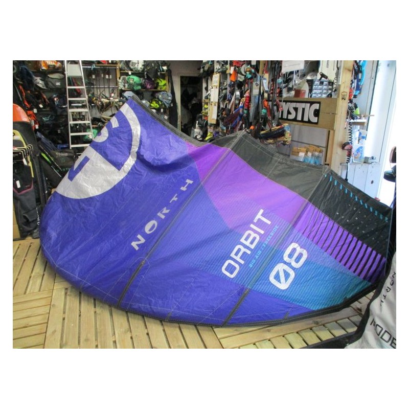 Aile nue Kitesurf TEST North Kiteboarding Orbit 8 m² 2026 Deep Purple