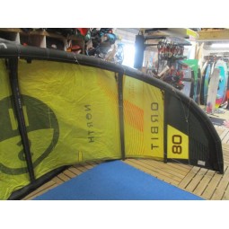 Aile nue Kitesurf occasion North Kiteboarding Orbit 8 m² 2024 Sunset Yellow