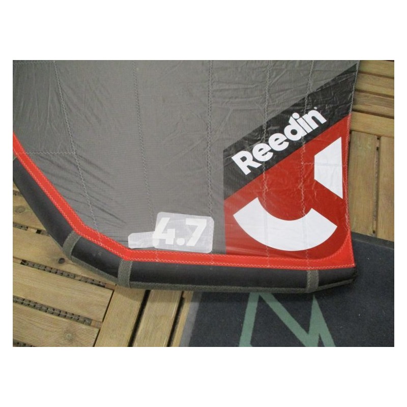 Aile de Wing occasion Reedin SuperWing V3(poignees souples) 4,7 m² Grey 2022