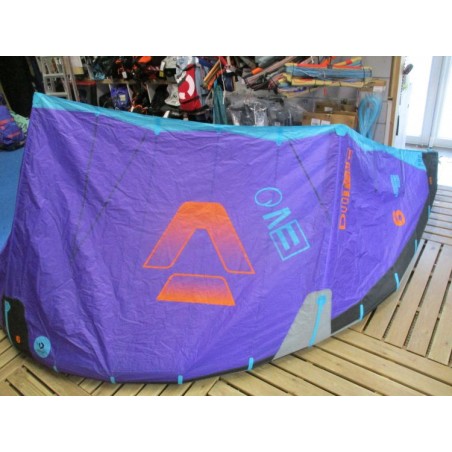 Aile nue Kitesurf occasion Duotone EVO 6 m² 2026 Purple