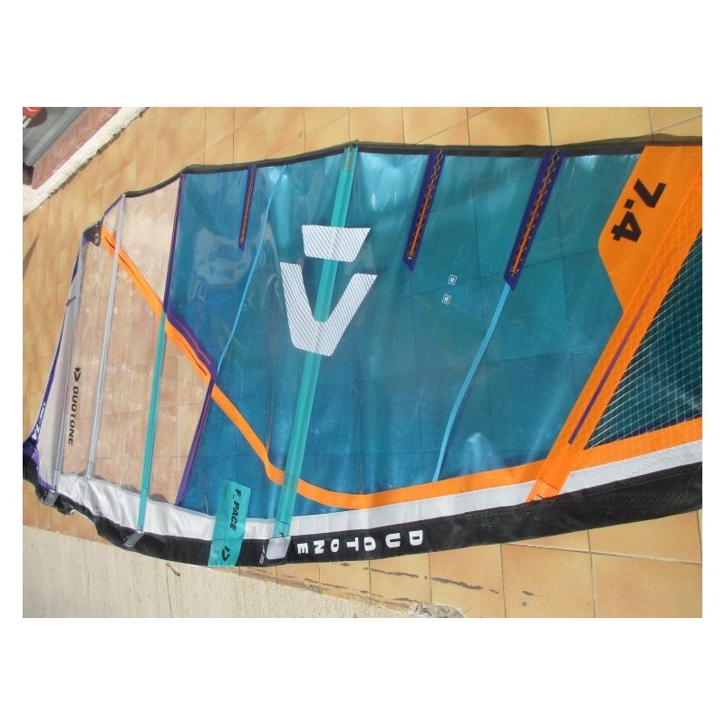 Voile Windsurf occasion Duotone F_Pace 7,4 m²    