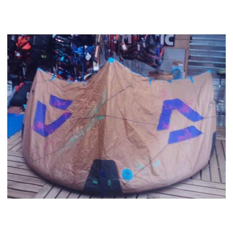 Aile nue Kitesurf TEST Duotone Neo SLS 5 m² 2026 sand/purple