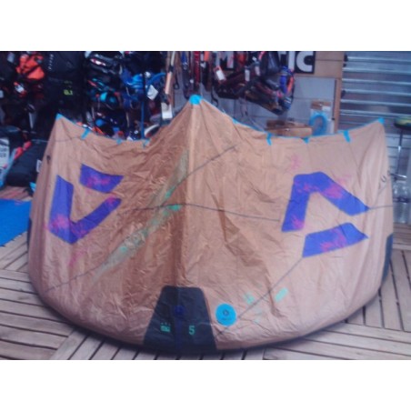 Aile nue Kitesurf TEST Duotone Neo SLS 5 m² 2026 sand/purple