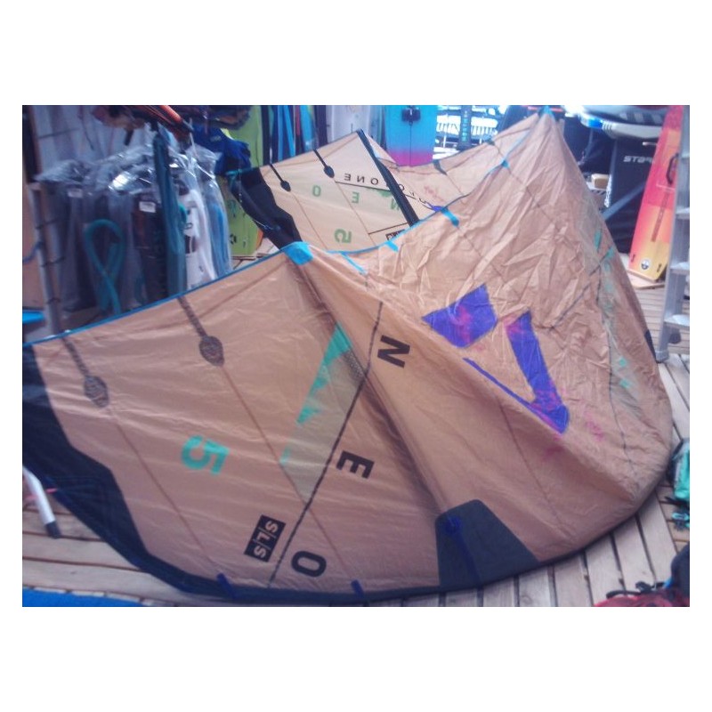 Aile nue Kitesurf TEST Duotone Neo SLS 5 m² 2026 sand/purple