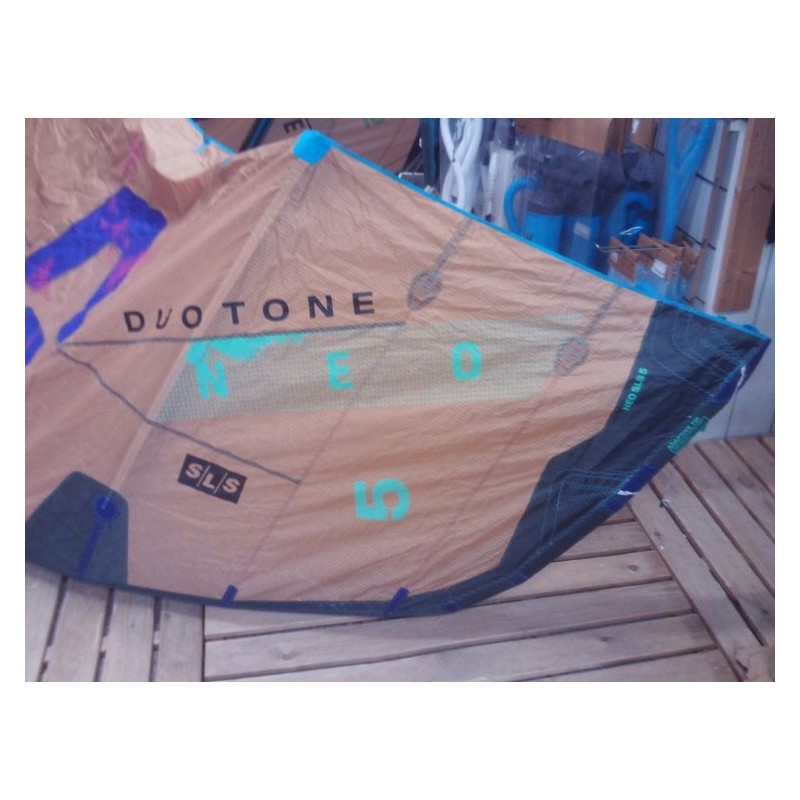 Aile nue Kitesurf TEST Duotone Neo SLS 5 m² 2026 sand/purple