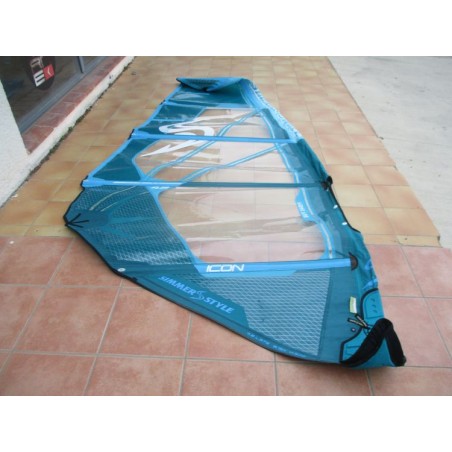 Voile Windsurf occasion Simmer ICON 4,2 m² 2021 Petrol/Blue