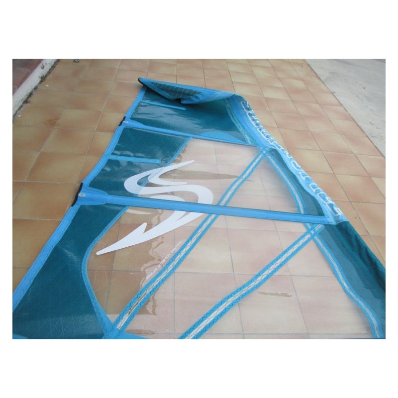 Voile Windsurf occasion Simmer ICON 4,2 m² 2021 Petrol/Blue