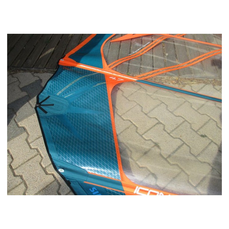 Voile Windsurf occasion Simmer ICON 4,7 m² 2021 Petrol/Orange