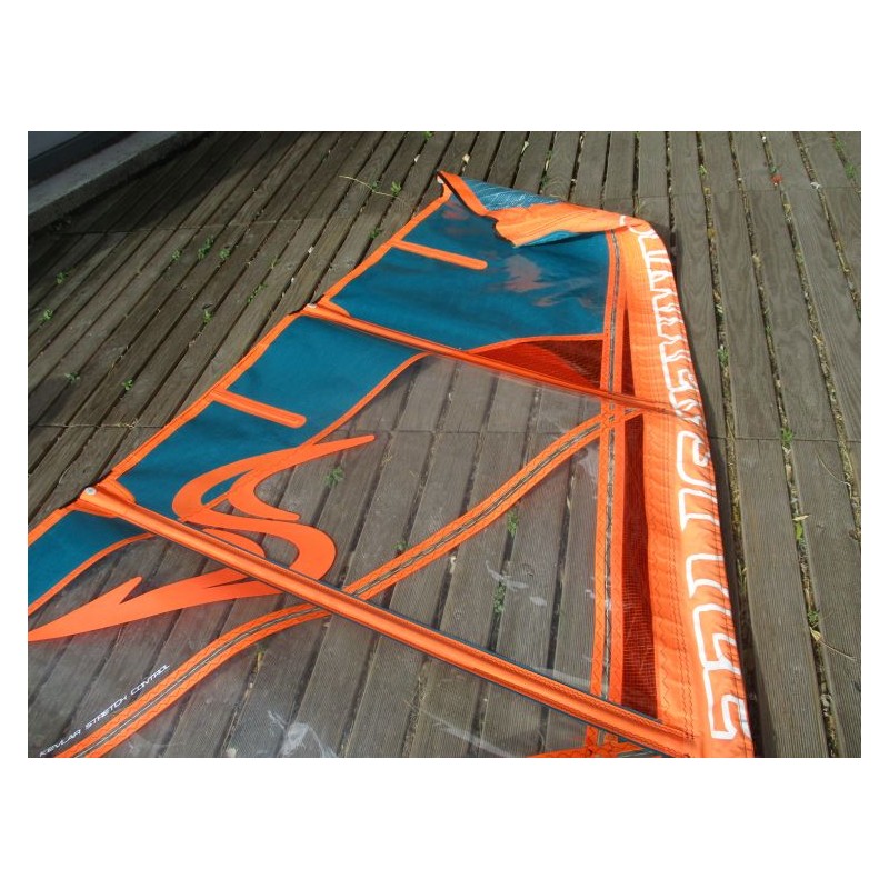 Voile Windsurf occasion Simmer ICON 4,7 m² 2021 Petrol/Orange