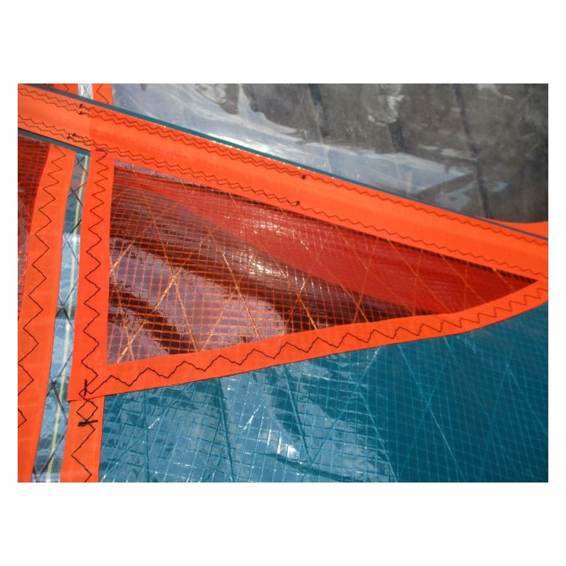 Voile Windsurf occasion Simmer ICON 4,7 m² 2021 Petrol/Orange