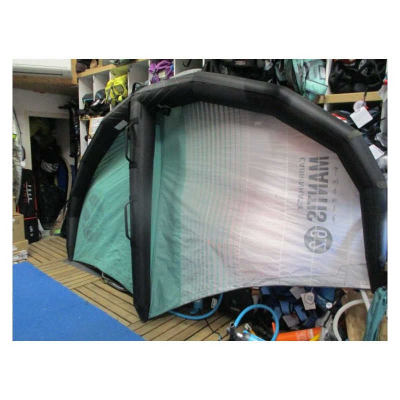Aile de Wing occasion Cabrinha MANTIS  6,2 m² C7 white cyan 2021