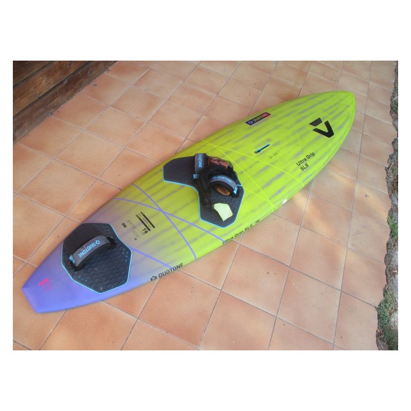 Flotteur Windsurf occasion Duotone Ultra Grip SLS 76 C50 yellow 2026
