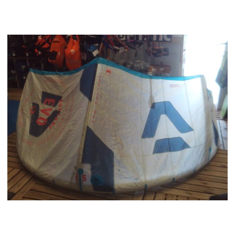 Aile nue Kitesurf occasion Duotone evo 5 m² 2022