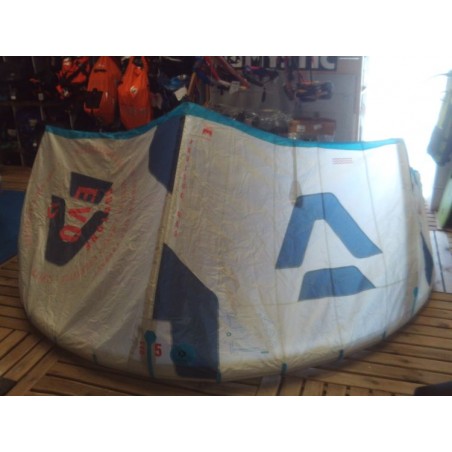 Aile nue Kitesurf occasion Duotone evo 5 m² 2022