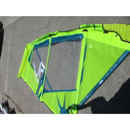 Voile Windsurf occasion Simmer BLACKTIP 4,5 m² 2022 petrol/blue