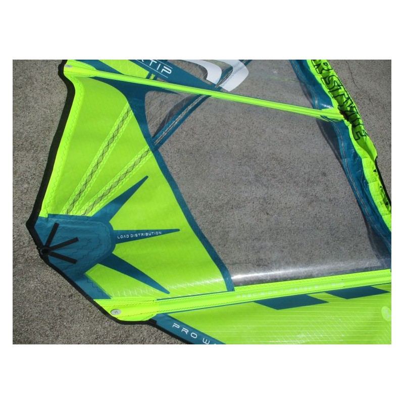 Voile Windsurf occasion Simmer BLACKTIP 4,5 m² 2022 petrol/blue