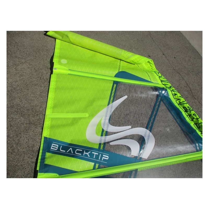 Voile Windsurf occasion Simmer BLACKTIP 4,5 m² 2022 petrol/blue