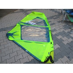 Voile Windsurf occasion Simmer BLACKTIP 5 m² 2023 yellow/petrol