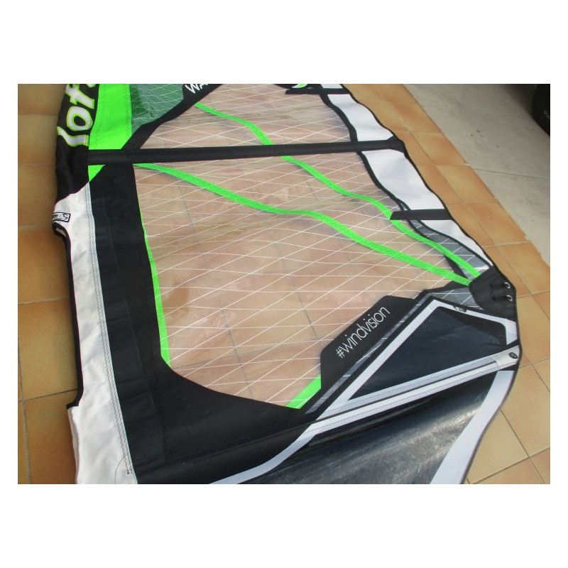 Voile Windsurf occasion Loftsails Wavescape 4,2 m² 2023 Green