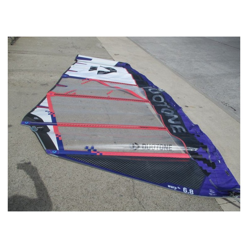 Voile Windsurf occasion Duotone WARP FIN 6,8 m² 2024