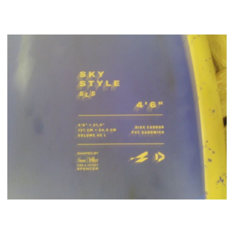 Flotteur Wing Foil TEST Duotone Sky Style SLS 4'6'' x 21,5'' - 45 L sand/purple 2026