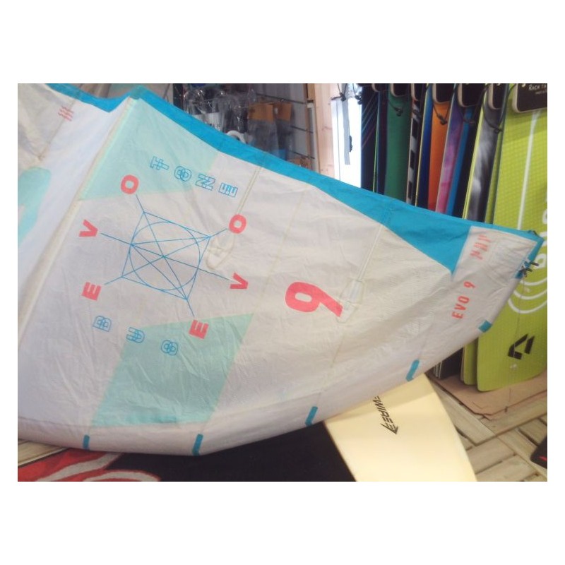 Aile nue Kitesurf occasion Duotone EVO 9 m² 2022