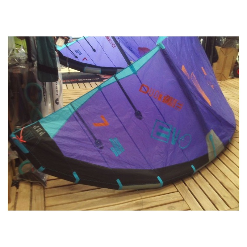 Aile nue Kitesurf occasion Duotone EVO 7 m² 2026 Purple