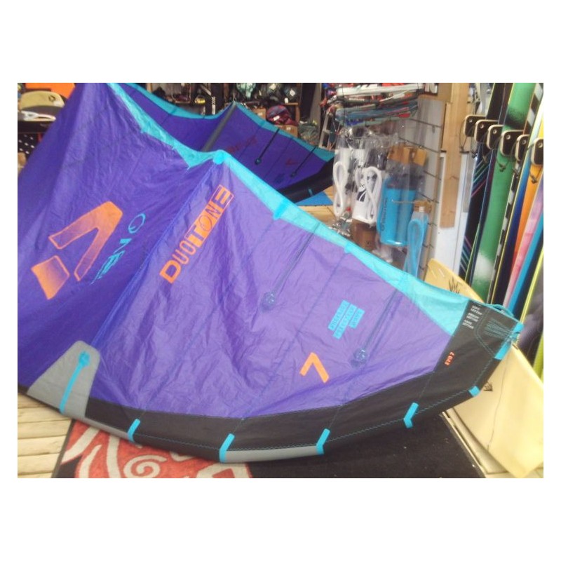 Aile nue Kitesurf occasion Duotone EVO 7 m² 2026 Purple