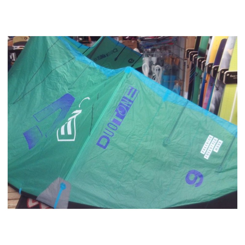 Aile nue Kitesurf occasion Duotone EVO 9 m² 2026 Green