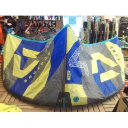 Aile nue Kitesurf occasion Duotone Dice SLS 8 m² 2024 lime/Dark-Grey