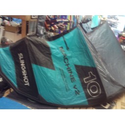Aile nue Kitesurf occasion Slingshot MACHINE V2 10 m² 2024 bleu