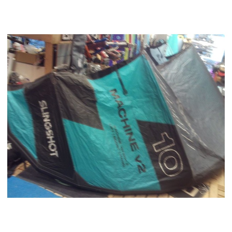 Aile nue Kitesurf occasion Slingshot MACHINE V2 10 m² 2024 bleu