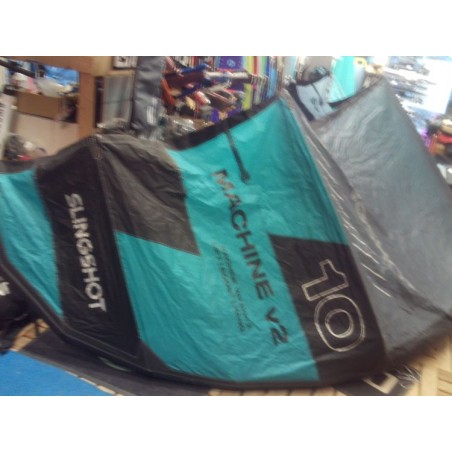 Aile nue Kitesurf occasion Slingshot MACHINE V2 10 m² 2024 bleu