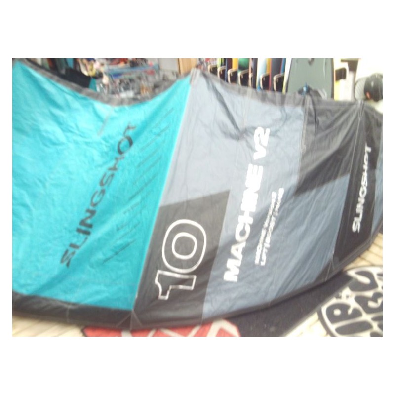 Aile nue Kitesurf occasion Slingshot MACHINE V2 10 m² 2024 bleu