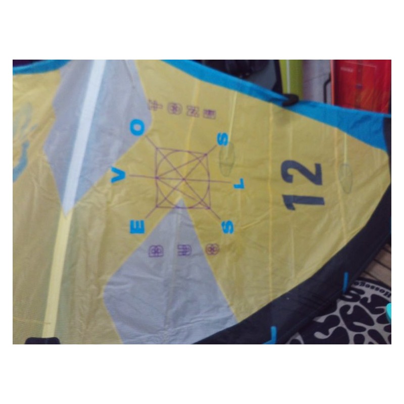 Aile nue Kitesurf occasion Duotone EVO SLS 12 m² 2022