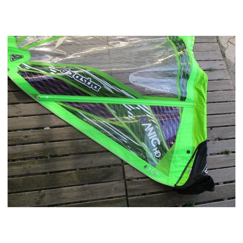 Voile Windsurf occasion Gaastra manic hd 4,7 m² 2014