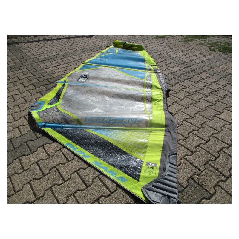 Voile Windsurf occasion Gunsails Transwave 4,2 m²  