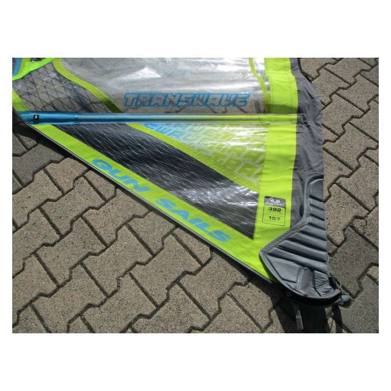 Voile Windsurf occasion Gunsails Transwave 4,2 m²  