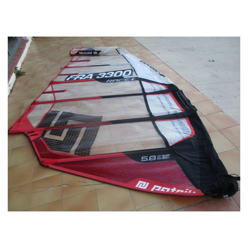 Voile Windsurf occasion Patrik Race+ 5,8 m² 2022